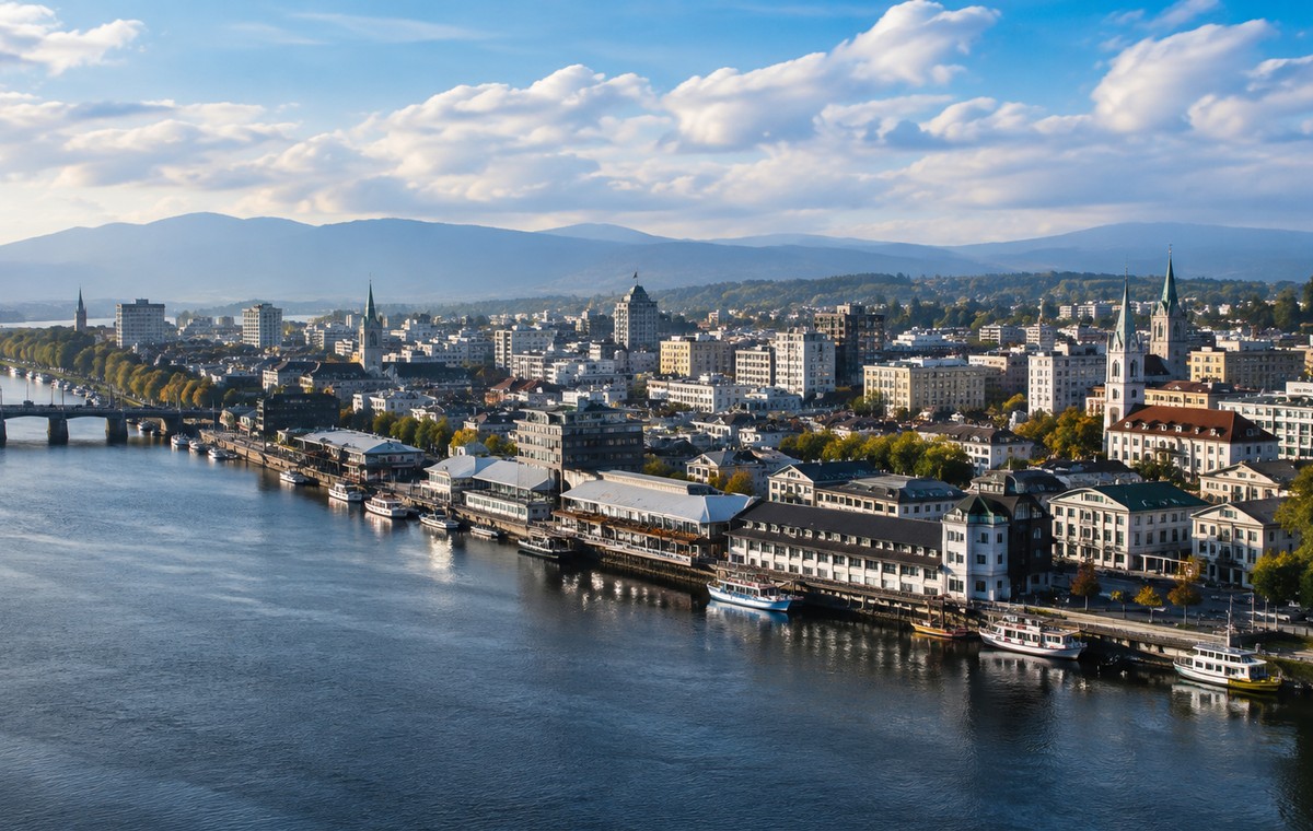Vista de la ciudad de Valdivia